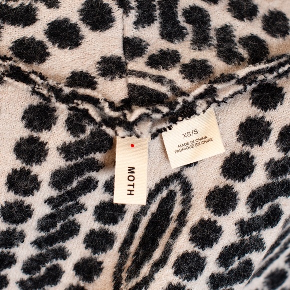 NEW Moth Draped Sweater Vest XS - Picture 13 of 14